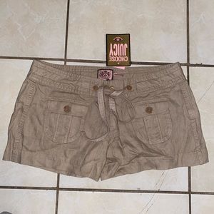 Juicy Couture Linen Tan Short